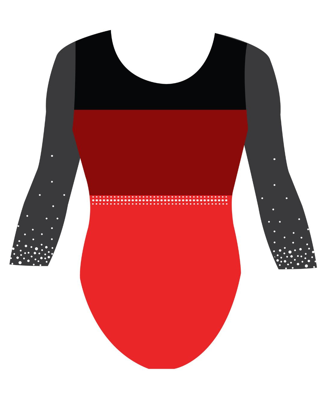 Custom Quick Ship Radiant Sweetheart Leotard Long Sleeve