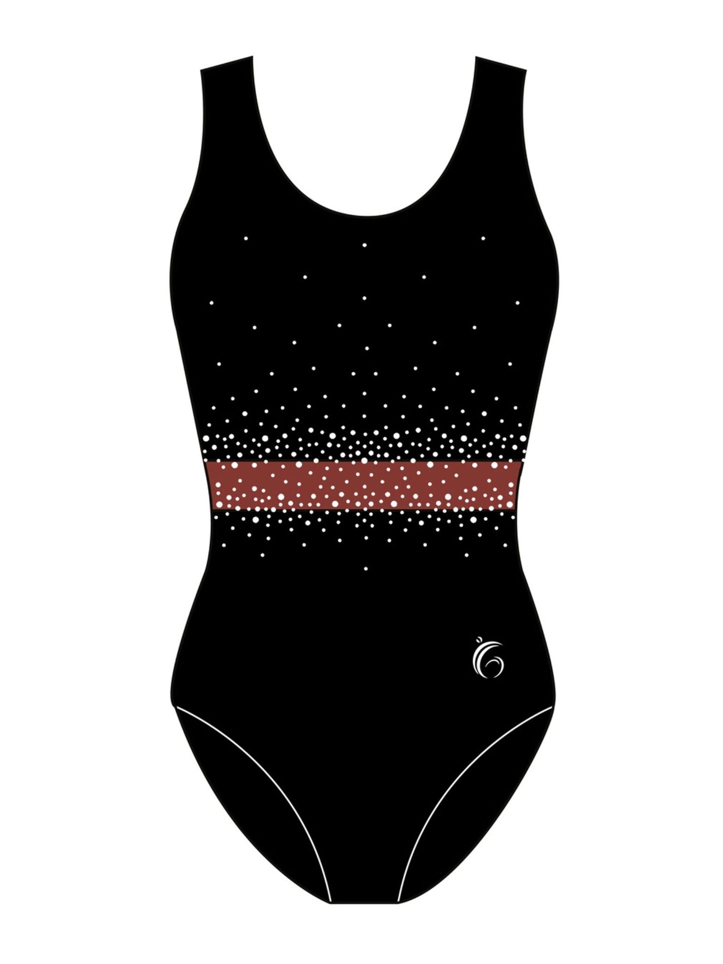 Custom Quick Ship Belted Brilliance Sleeveless Leotard