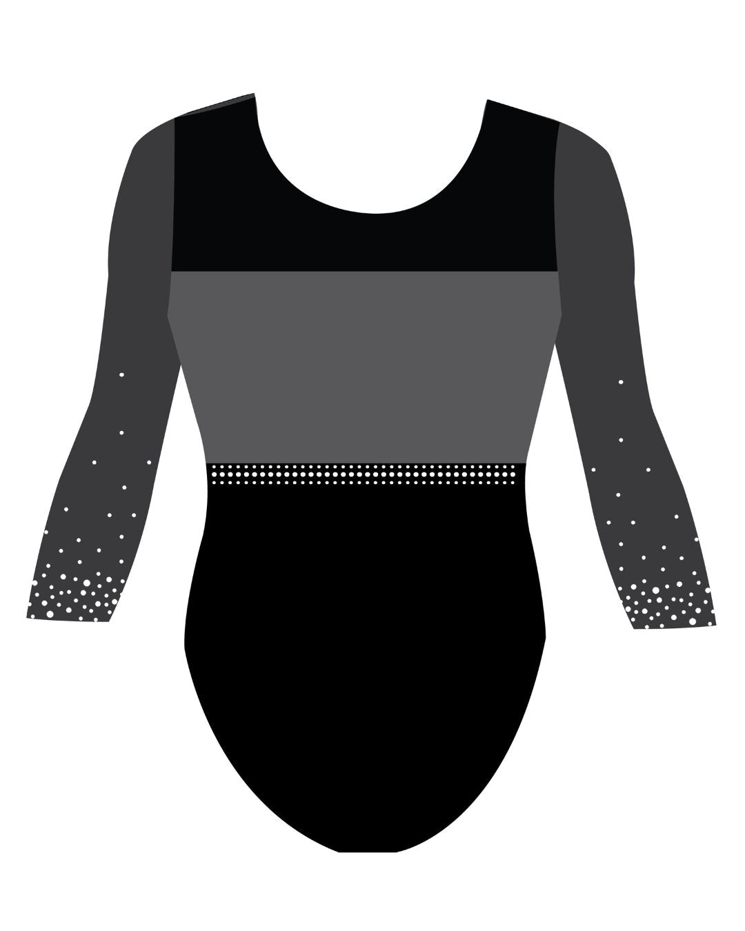 Custom Quick Ship Radiant Sweetheart Leotard Long Sleeve
