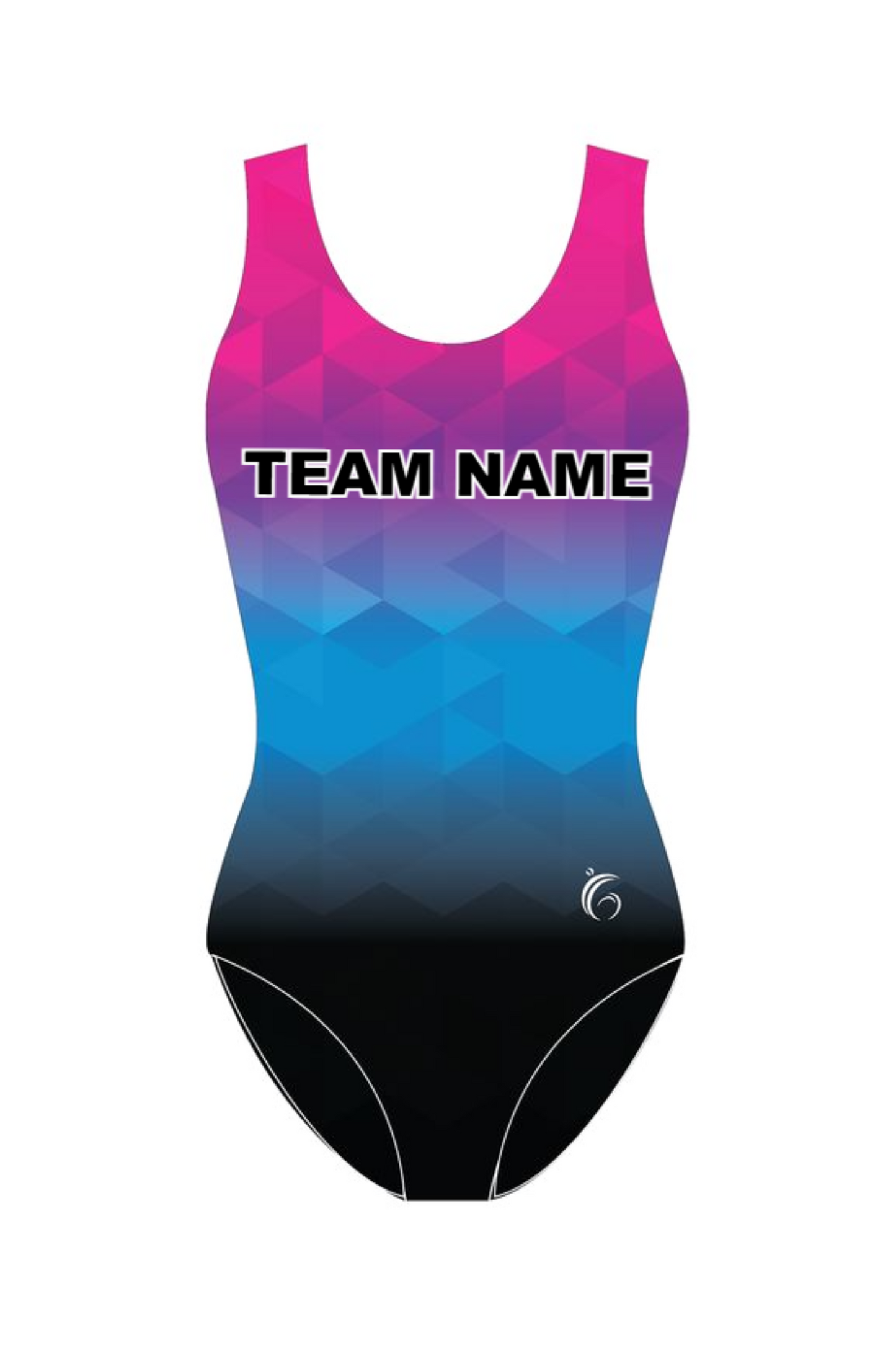 Custom Quick Ship Logo Leotard Geometric Full Print