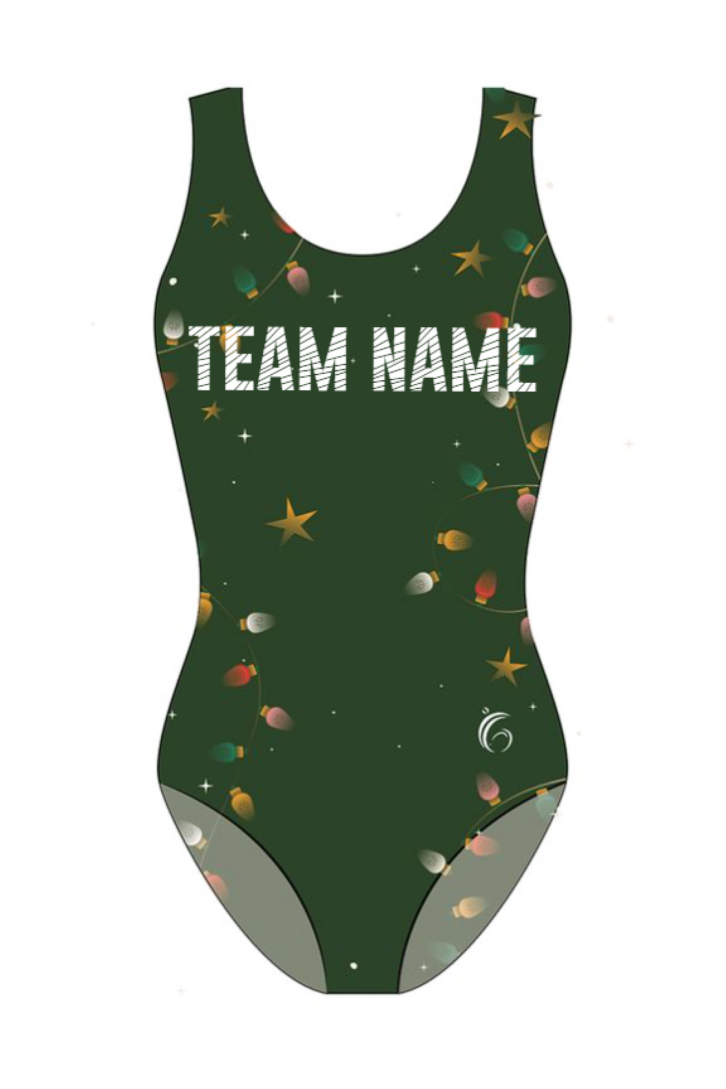 Custom Quick Ship Logo Leotard Twinkle Lights