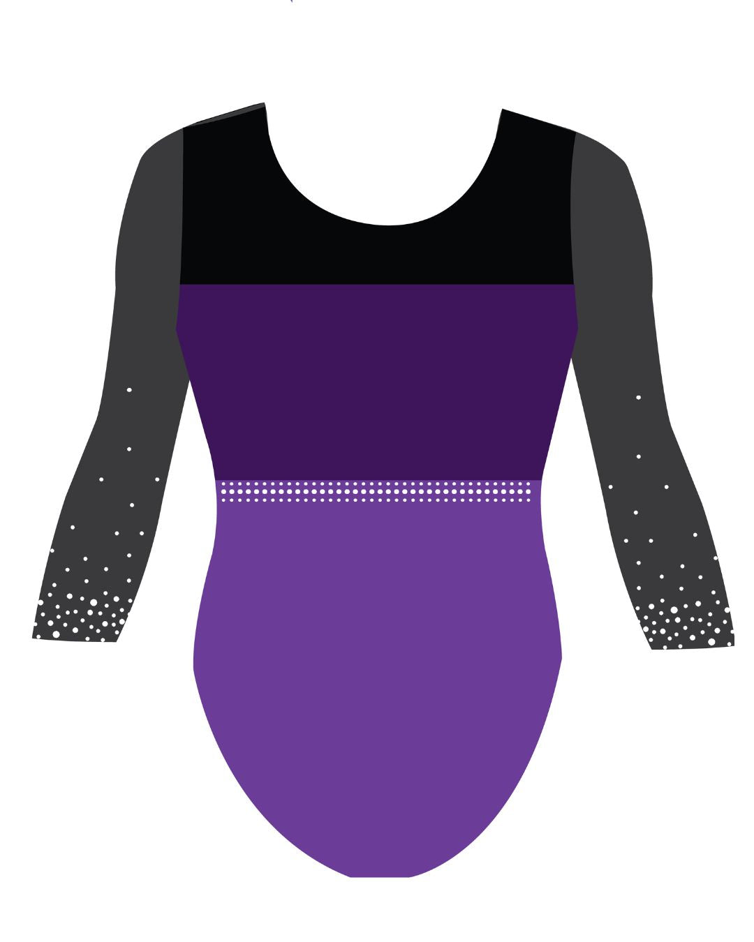 Custom Quick Ship Radiant Sweetheart Leotard Long Sleeve