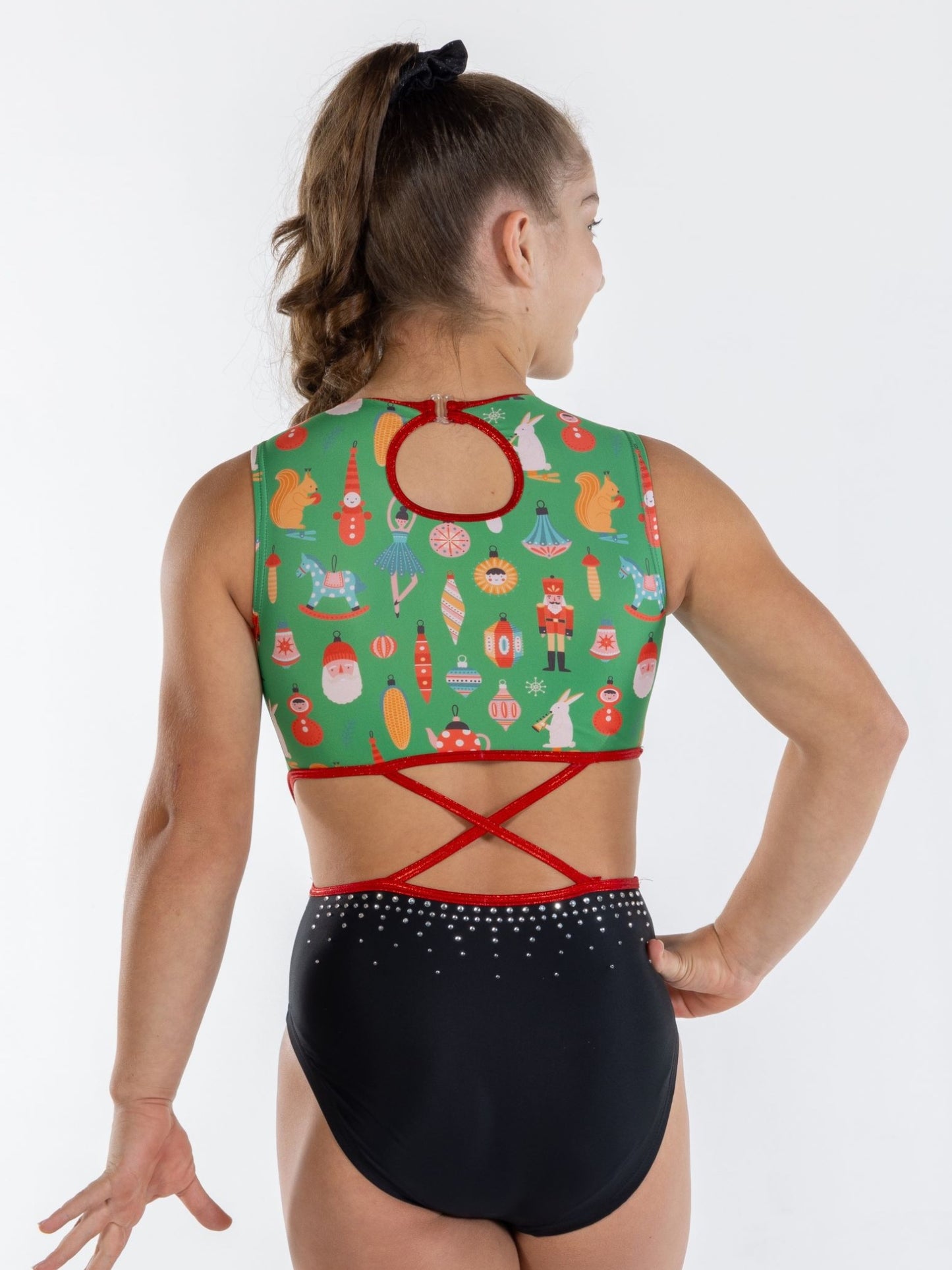 Holiday Ornament Cutout Leotard