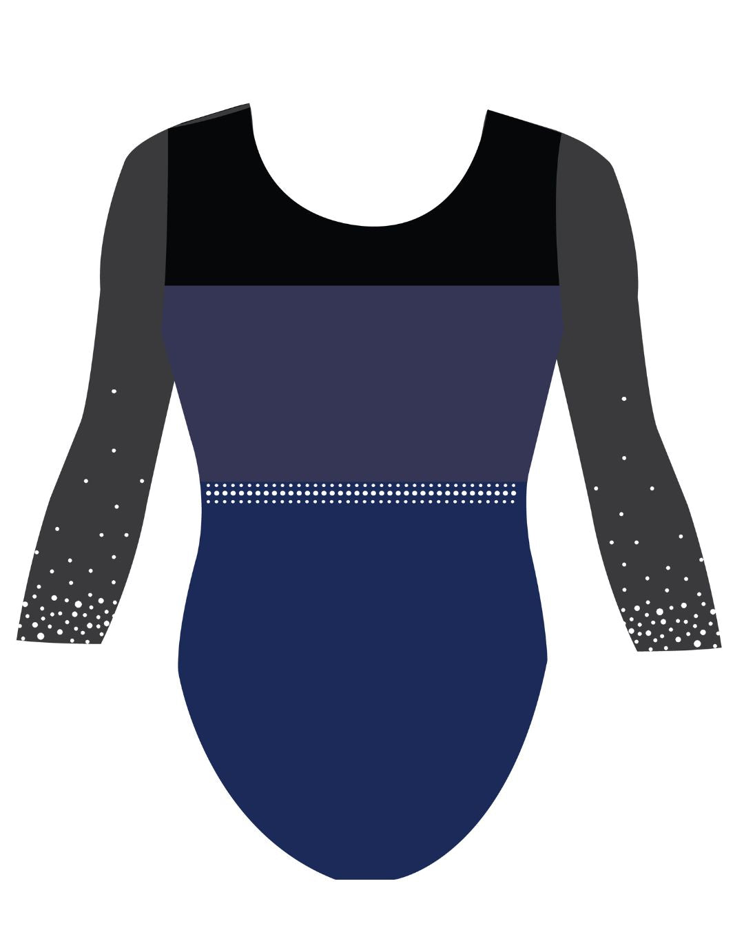 Custom Quick Ship Radiant Sweetheart Leotard Long Sleeve