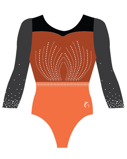 Custom Quick Ship Radiant Sweetheart Leotard Long Sleeve