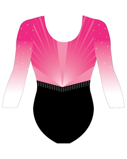 Custom Quick Ship Luxe Lines Long Sleeve Leotard