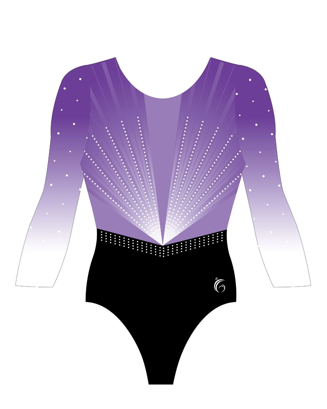 Custom Quick Ship Luxe Lines Long Sleeve Leotard