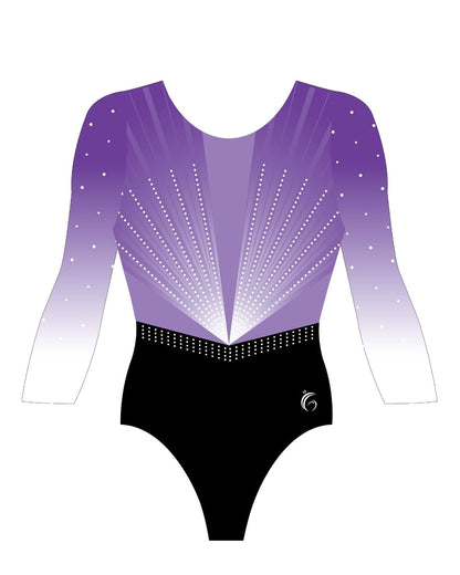 Custom Quick Ship Luxe Lines Long Sleeve Leotard