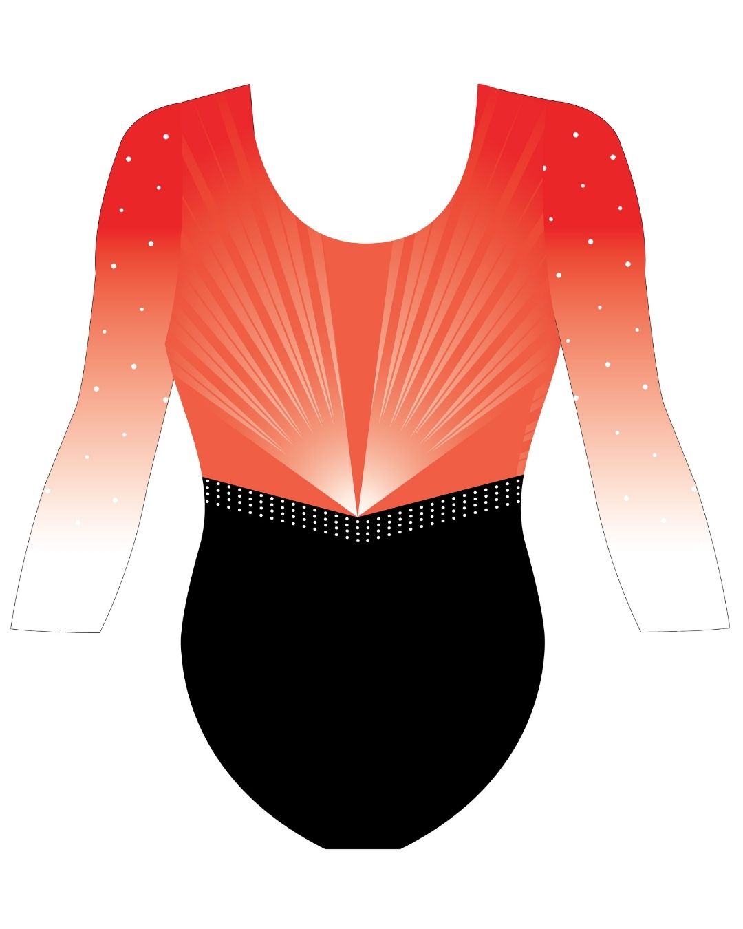 Custom Quick Ship Luxe Lines Long Sleeve Leotard