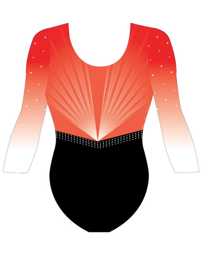 Custom Quick Ship Luxe Lines Long Sleeve Leotard