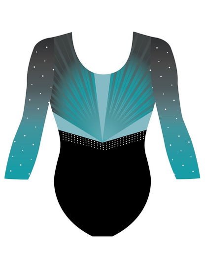 Custom Quick Ship Luxe Lines Long Sleeve Leotard