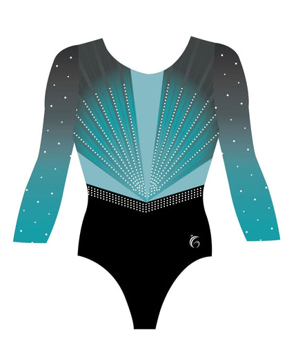 Custom Quick Ship Luxe Lines Long Sleeve Leotard
